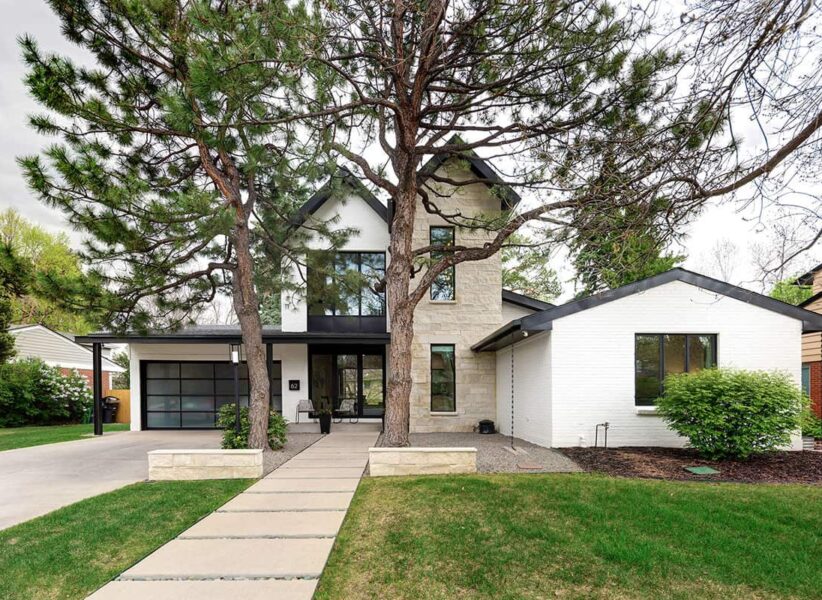 hero image of older home with modern upgrade finishes inside and out ONE Residential Builders Denver